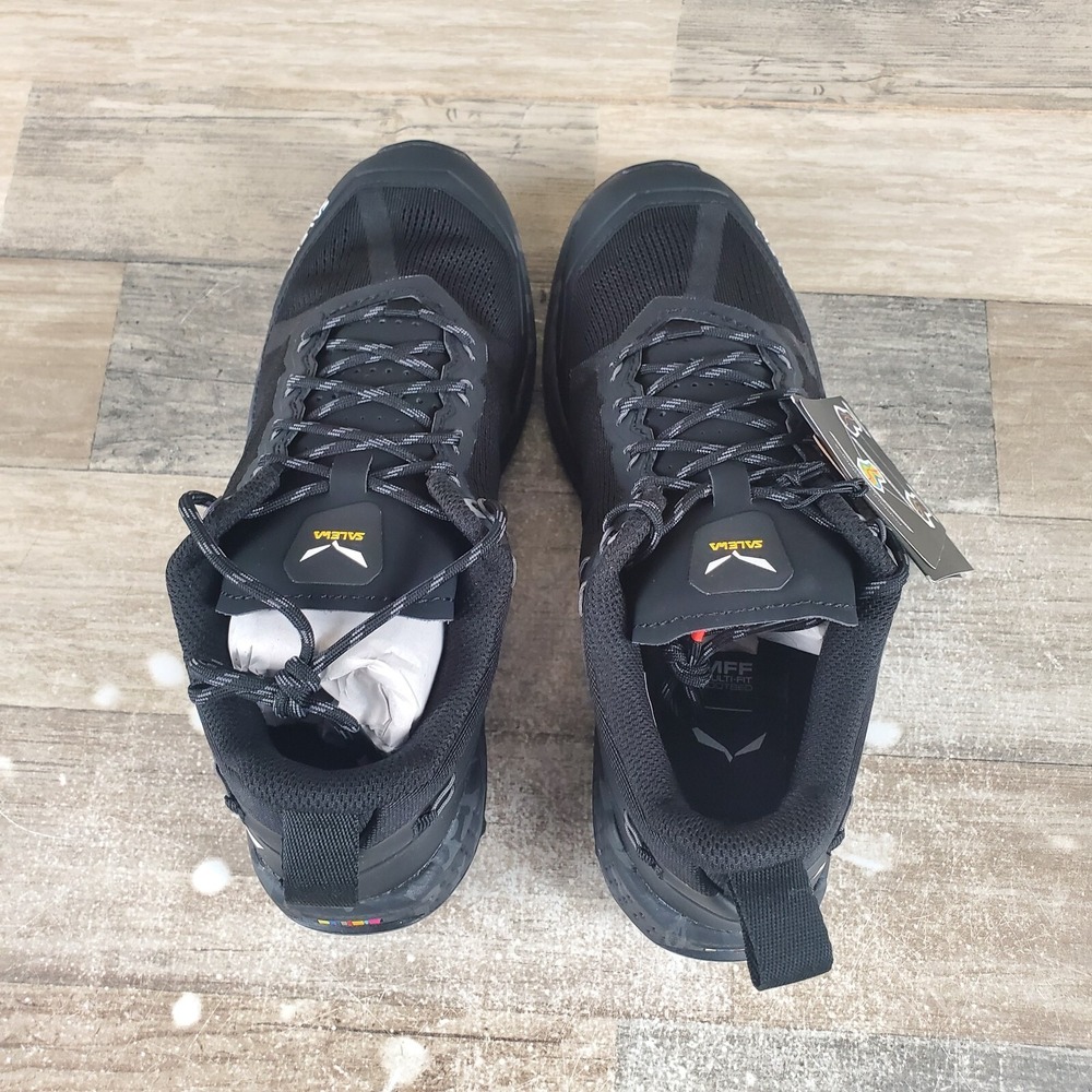 Salewa Pedroc Air Womens Shoes Sz 7 Black Hiking Sneakers Lightweight - Picture 4 of 10